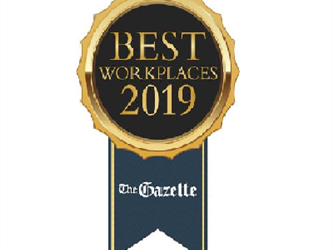Best Workplaces 2019 Ribbon - The Gazette