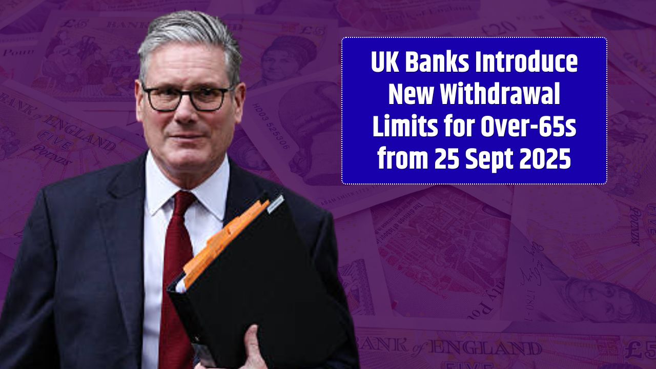 UK Banks Introduce New Withdrawal Limits for Over-65s from 25 Sept 2025