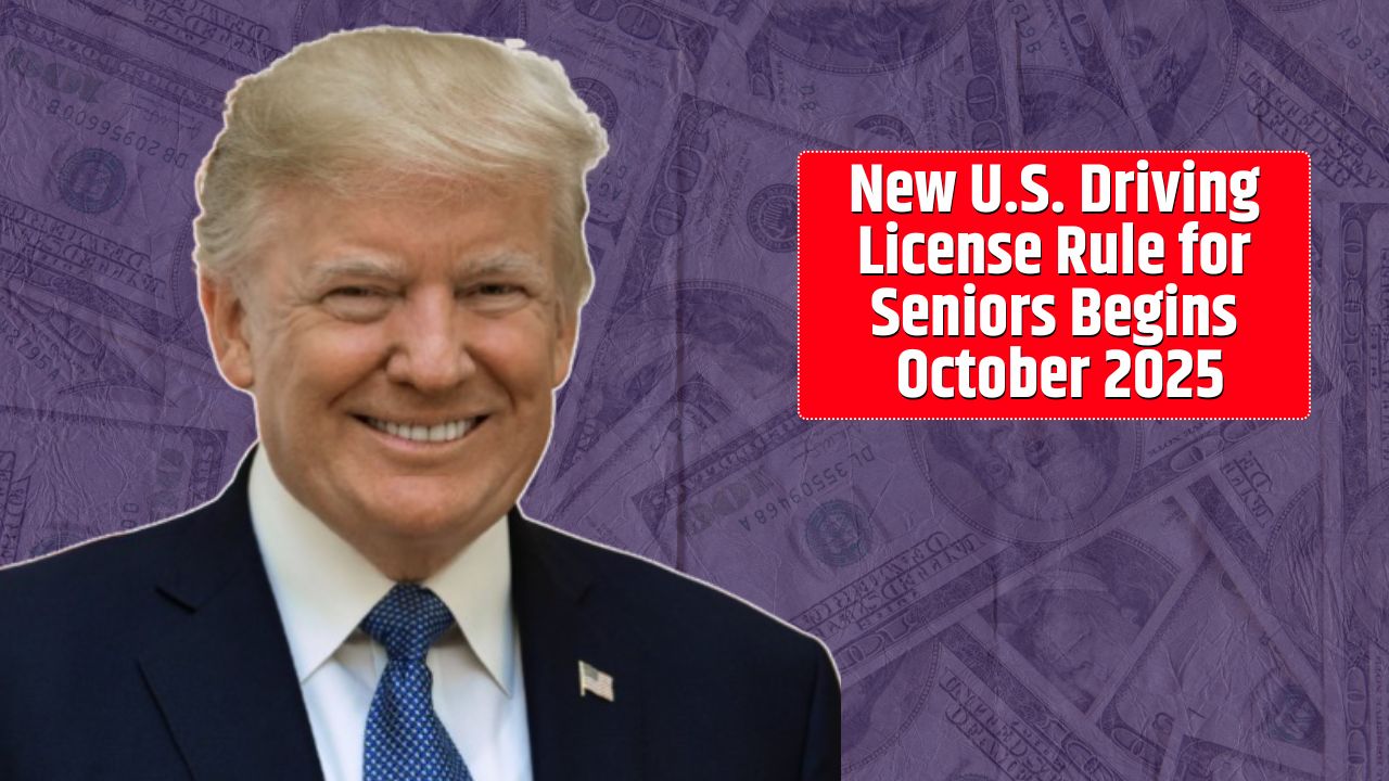 New U.S. Driving License Rule for Seniors Begins October 2025