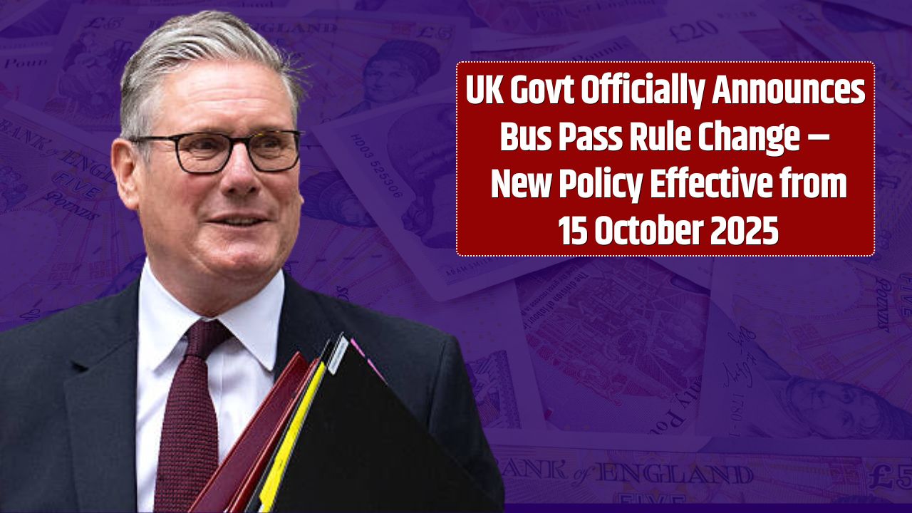 UK Govt Officially Announces Bus Pass Rule Change